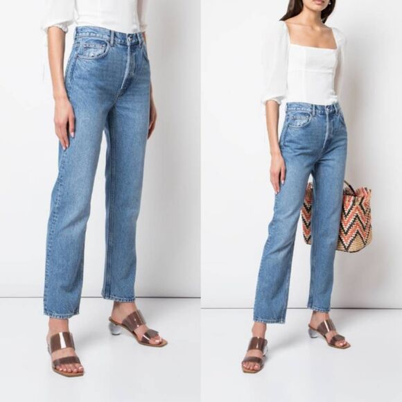 Reformation Cynthia High Relaxed Jean, Teton 23 - Picture 2 of 10